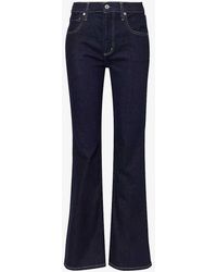Citizens of Humanity - Isola Flared-leg Mid-rise Recycled-cotton Blend 32' Jeans - Lyst