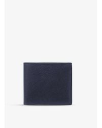 Smythson - Ludlow Bi-fold Grained Leather Wallet - Lyst