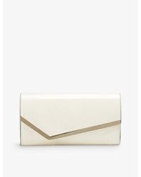 Jimmy Choo - Emmie Patent-leather Clutch - Lyst