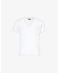 Zimmerli of Switzerland - Pure Comfort V-Neck T-Shirt - Lyst