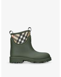 Burberry - Marsh Stamp Low Rubber Boots - Lyst