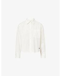 Weekend by Maxmara - Boxy-Fit Patch-Pocket Cotton Shirt - Lyst
