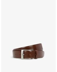 Dents - Logo-Engraved Leather Belt - Lyst