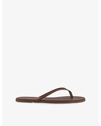 TKEES - Lily Nude Foundations Leather Flip-Flops - Lyst