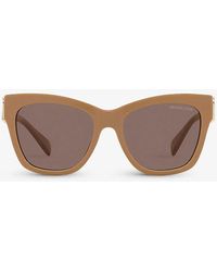 Michael Kors - Mk2182u Empire Square Square-frame Acetate Sunglasses - Lyst