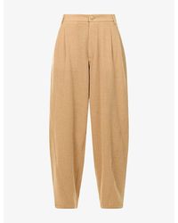 DARKPARK - Phebe Wide-Leg Cashmere Wool Trousers - Lyst