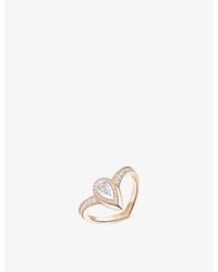Messika - Fiery 0.10Ct 18Ct And 0.35Ct Diamond Ring - Lyst