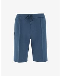 BOGGI - Scuba Elasticated-Waist Stretch Cotton-Blend Bermuda Shorts - Lyst