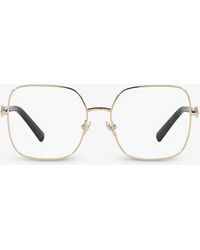 Tiffany & Co. - Tf1151 Square-frame Metal Glasses - Lyst