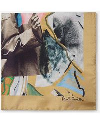 Paul Smith - Patterned Silk Pocket Square - Lyst
