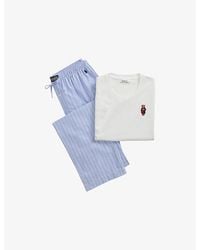Polo Ralph Lauren - Polo Bear Striped Cotton Pyjamas - Lyst