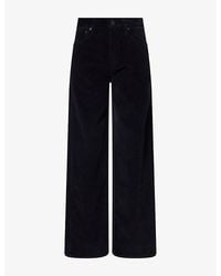 Agolde - Ren Straight-Leg Cotton Corduroy Trousers - Lyst