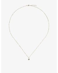 Missoma - Fine December Birthstone 18Ct And Tanzanite Pendant Necklace - Lyst