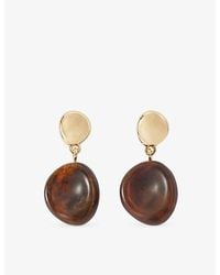 JOSEPH - Bean Metal And Resin Earrings - Lyst