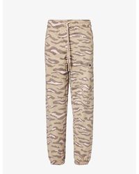 adidas By Stella McCartney - Truecasuals Zebra-print Organic-cotton jogging Bottoms - Lyst