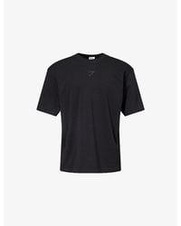GYMSHARK - Power Brand-Print Stretch-Cotton T-Shirt - Lyst