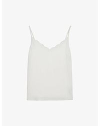Ted Baker - Siina Scalloped Woven Cami Top - Lyst