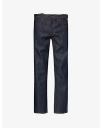 Nudie Jeans - Gritty Jackson Straight-Leg Regular-Fit Denim Jeans - Lyst