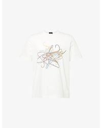 Paul Smith - Hanger-Print Short-Sleeve Cotton-Jersey T-Shirt - Lyst
