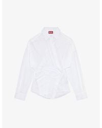 DIESEL - C-siz-n1 Stretch Cotton-blend Shirt - Lyst