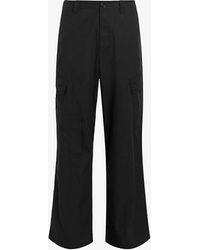 AllSaints - Verge Patch-pocket Organic-cotton Trousers - Lyst