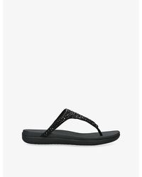 Fitflop - Solay Crystal Woven Sandals - Lyst