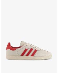 adidas - Glory Red Alumi X Humanrace Samba Leather Low-top Trainers - Lyst