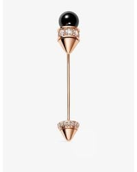 Cartier - Clash De 18Ct Rose, Onyx And Diamond Tie Pin - Lyst