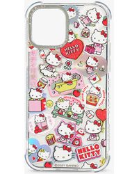 Skinnydip London Skinnydip X Hello Kitty Sticker Iphone 12/12 Pro Phone Case - Pink