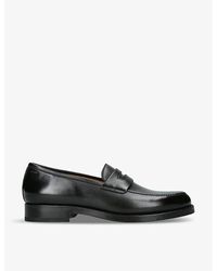 Bally - Schoenen Panelled Leather Loafers - Lyst