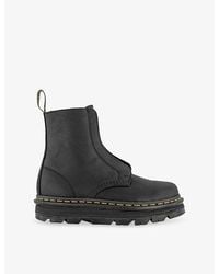 Dr. Martens - Zebzag Laceless Leather Ankle Boots - Lyst