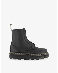 Dr. Martens - Zebzag Laceless Leather Ankle Boots - Lyst
