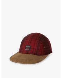 Polo Ralph Lauren - Checked Wool-Twill And Suede Baseball Cap - Lyst