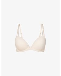 Calvin Klein - Seductive Comfort Recycled Stretch-jersey Push-up Bra - Lyst