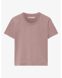 AllSaints - Hela Short-Sleeve Cotton T-Shirt - Lyst