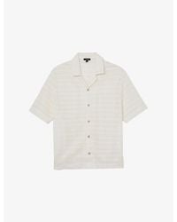 Reiss - Sid Short-Sleeved Crochet Shirt - Lyst