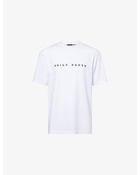 Daily Paper - Alias Crewneck Cotton-Jersey T-Shirt - Lyst