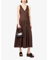 chocolate brown dresses casual Endless Sunday Maxi Dress