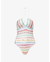 Missoni - Zig-Zag Pattern Swimsuit - Lyst