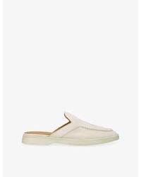 Aurélien - Yacht Suede Slipper Loafers - Lyst