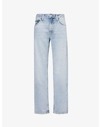 Nudie Jeans - Gritty Jackson Straight-leg Mid-rise Jeans - Lyst