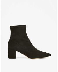 LK Bennett - Alina Stretch-sock Suede Ankle Boots - Lyst