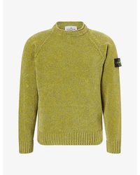 Stone Island - Mouliné Cotton Chenille Knit Jumper - Lyst