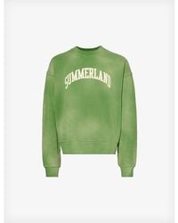NAHMIAS - Summerland Brand-embellished Cotton-jersey Sweatshirt X - Lyst
