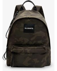 AllSaints - Carabiner Logo-patch Shell Backpack - Lyst