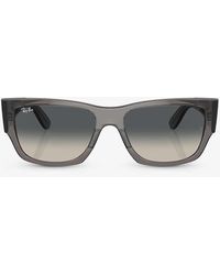 Ray-Ban - Rb0947s Carlos Rectangle-frame Acetate Sunglasses - Lyst