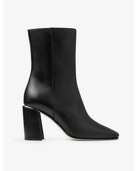 Jimmy Choo - Loren 85 Leather Ankle Boots - Lyst