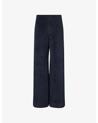 ME+EM - Palazzo Wide-Leg Cotton-Blend Terry Jogging Bottoms - Lyst