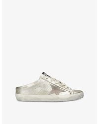 Golden Goose - Super-Star Sabot 65132 Leather Low-Top Trainers - Lyst