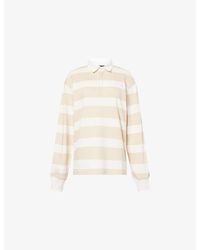 The North Face - Rugby Striped Cotton Polo Sweatshirt - Lyst